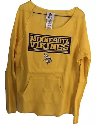 NFL Team Apparel Minnesota Vikings Sweatshirt/Thermal Girls Sizes M/L/XL • $9.95