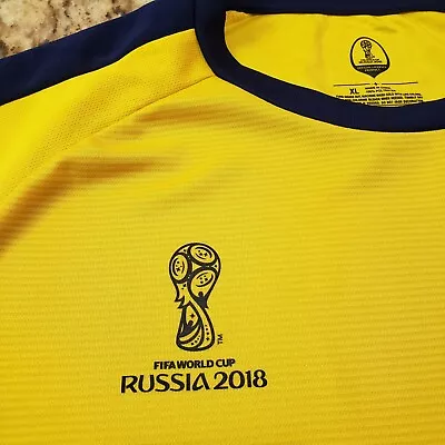 $19.92 • Buy FIFA World Cup Russia 2018 Colombia Futbol /Soccer Jersey Men's Size XL