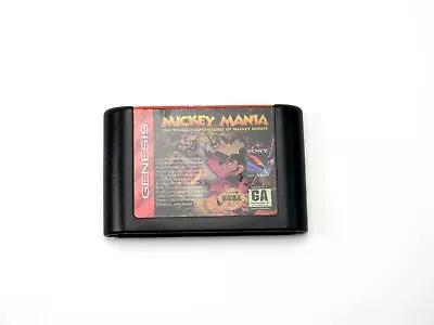 Mickey Mania: The Timeless Adventures Of Mickey Mouse Sega Genesis Game 1994 • $17.80