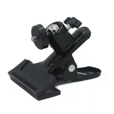 1PC Spring Clamp Ball Head Camera Mount Holder Metal Fixed Auxiliary Iron Clip • £7.69