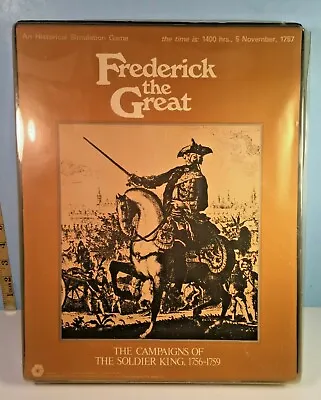 $48 • Buy Frederick The Great: Battle Of The Soldier King SPI Flat Tray Unpunched NM
