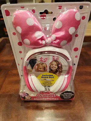 KIDdesigns MM-140.3XV7 Disney Minnie Mouse Bow-tique Headphones - Pink/White • $14.50