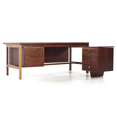 Arne Vodder Mid Century Danish Rosewood L Desk • $7595