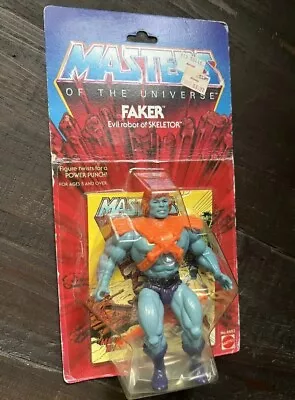 Vintage MOTU 8 Back Faker MOC He-Man Masters Of The Universe Sealed • $2800