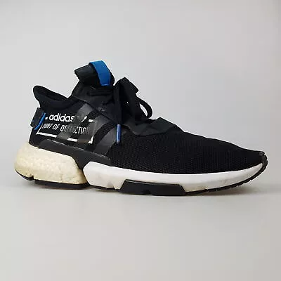 Men's ADIDAS 'POD S3.1' Sz 12 US Runners Shoes Black White | 3+ Extra 10% Off • $48.99