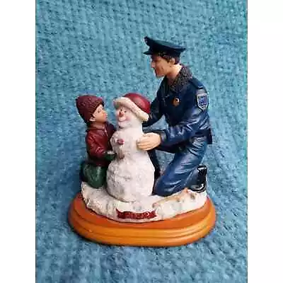2002 Vanmark Blue Hats Of Bravery 1st Edition-Frosty Dad & Me Collectible • $35