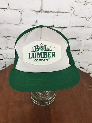 B&L Lumber Company Trucker Hat Green Mesh Snapback Vintage Collectible • $12