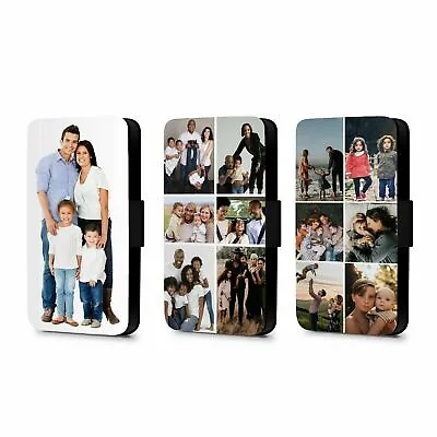 £9.95 • Buy Case For IPhone 14 13 12 11 XR X XS 7 8 6 Personalised Photo Cover Flip Wallet