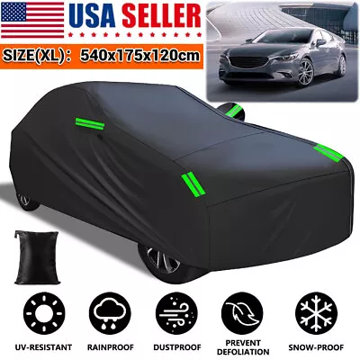 For All Weather Full Car SUV Cover Waterproof Dust Rain UV Resistant Protection • $29.79