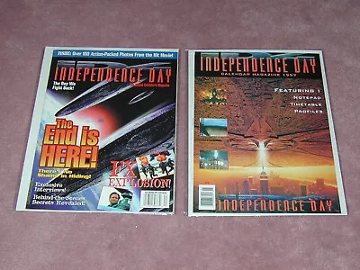 Two Magazines: INDEPENDENCE DAY Official Magazine + 1997 I.D. Calendar Magazine • $10