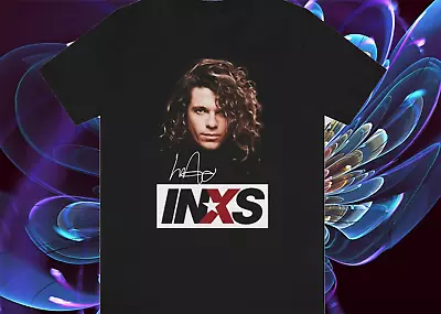 Vintage INXS Michael Hutchence Signature Black Men T Shirt S-4XL Cg719 • $17.99