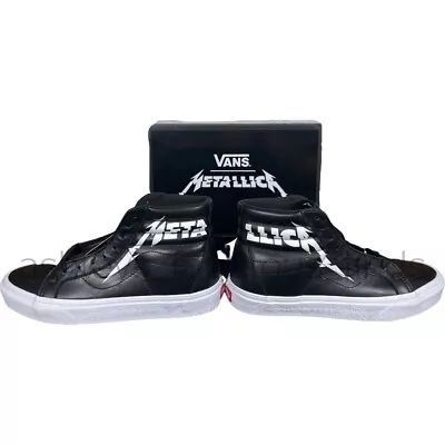 VANS X METALLICA SK8-HI Reissue Black Limited Edition Shoe EU 40 Men's Size 7.5 • $198.99