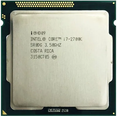 $96.80 • Buy SR0DG Intel Core I7-2700K Processor 8M Cache  3.50 GHz Quad-Core LGA 1155 PC CPU