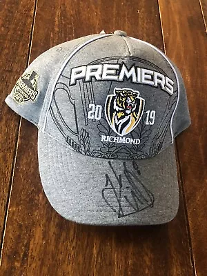 $109.95 • Buy Richmond Tigers 2019 AFL Premiers Signed Cap #8 Jack Riewoldt Guernsey 2022