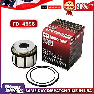 New Motorcraft FD-4596 Fuel Filter 7.3L PowerStrokeDiesel OEM ONLY USA Stock . • $19.85