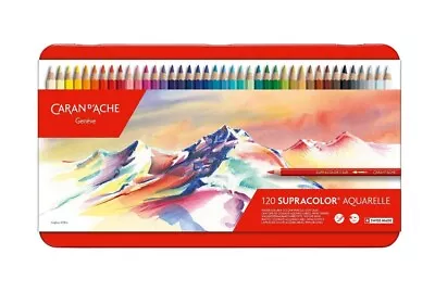 Caran D'Ache 120 Supracolor Aquarelle Water Soluble Colour Pencils RRP £390 • £189.99