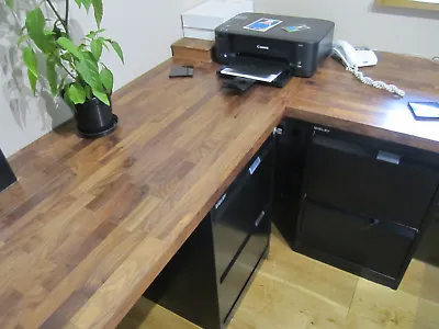 £330 • Buy Solid Black Walnut Kitchen Worktops & Islands, Office Desktops And Stair Treads.