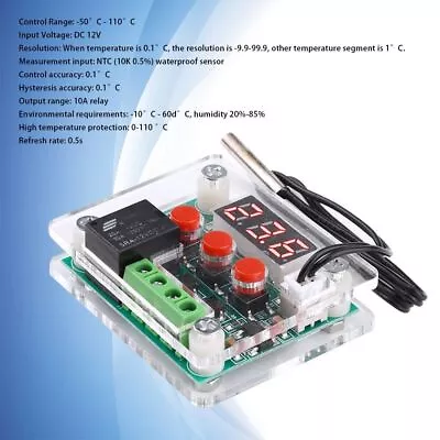 £4.89 • Buy Temperature Controller Thermostat Control Switch LED Display Thermostat Module