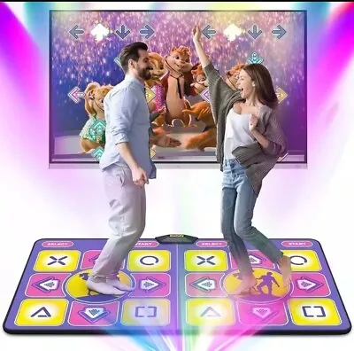 Acelufly Dance Mat Flannel Dance Mat For TV With Camera 2 Wireless Controller  • £24.88