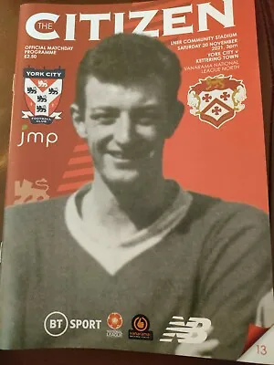York City V Kettering Town 2021/22 Mint Condition  • £0.99