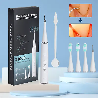 $13.99 • Buy Dental Ultrasonic Scaler Calculus Remover Electric Teeth Whitening Cleaner Tools
