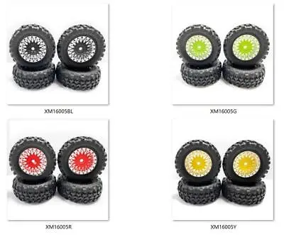 4Pcs 50MM Rubber Tires DIY Accessories For XiaoMi 1/16 Jimny RC Car • $44.14
