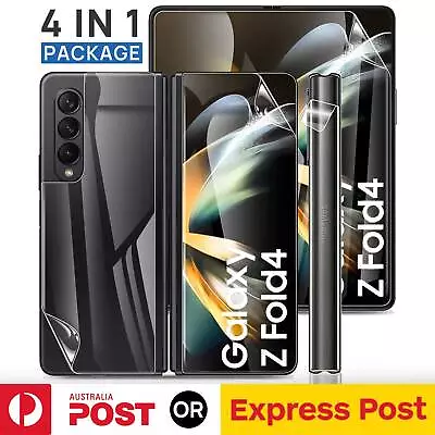 For Samsung Z Fold 5 Flip 5 Retro 4 3 2 5G Hydrogel Glass Screen Protector Case • $8.50