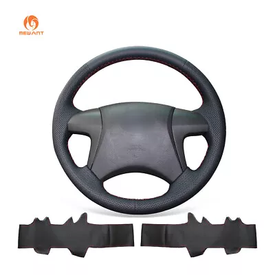 Black PU Leather Car Steering Wheel Cover For Toyota Kluger Aurion Estima Noah  • $30.29