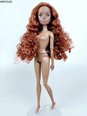 Red Hair Nude Body With 4D Eyes Head 11 Jointed Movable Body For 1/6 BJD Dolls • $19.83