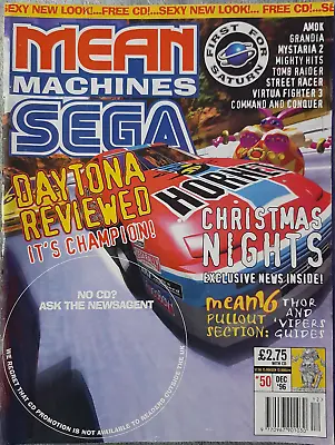 NEAR MINT - Mean Machines Sega Magazine - Issue # 50 -  December 1996 - RARE • £13.99