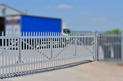 Double Leaf Gate Palisade H: 2950 X W: 9940 - 3m X 10m With SHS Post • £3654.72