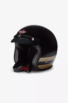 $612 • Buy NEW DAVIDA Speedster V3 FRED PERRY Motorcycle Helmet Collectors LIMITED EDITION