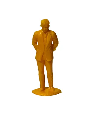 Louis Marx Toy Soldier Untouchables Gangster Mob Figure Vtg Capone Yellow Ness 2 • $23.96