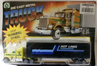 Vintage Die-Cast Metal Kenworth Aerodyne Semi Truck Hauler • $13.45