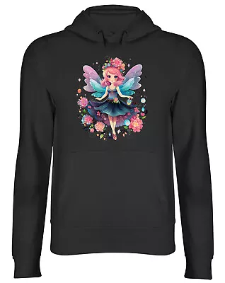 Magical Fairy Hoodie Mens Womens Kawaii Enchanted Wings Mythical Top Gift • £17.99