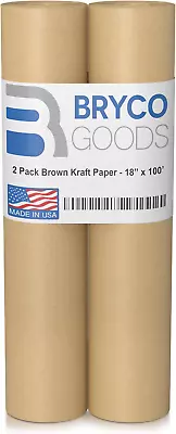 Brown Kraft Packing Paper - 2 Pack Of 18  X 1200  Rolls - Kraft Paper Roll • $31.05