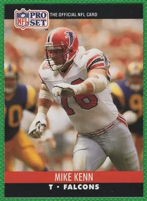 Mike Kenn - 1990 Pro Set #428 - Atlanta Falcons Football Card • $1.25