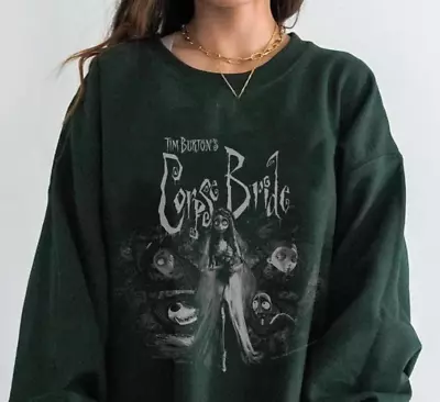 90S Corpse Bride Sweatshirt Vintage Horror Corpse Bride Halloween Sweatshirt • $44.98