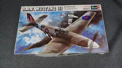 Revell R.A.F. Mustang III Model Kit No H152 1:32 Scale - Started Selling As IS • $14