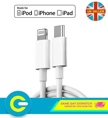 USB Type C To Fast Charging Cable For IPhone 14 13 12 11 XS XR X SE 8 7 6S 6 5 • £3.25