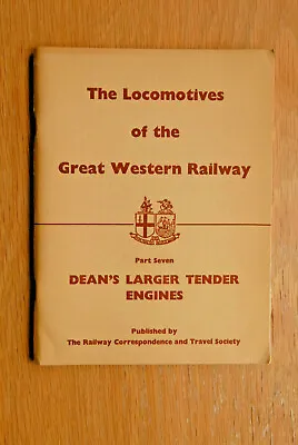 £4.50 • Buy The Locomotives Of The Great Western Railway   Part 7