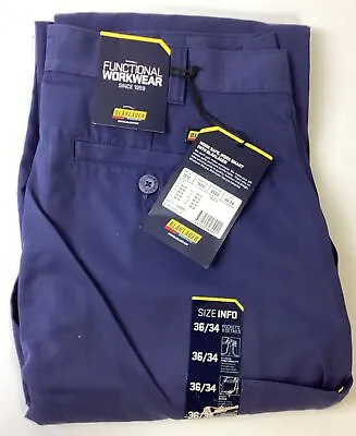 Blaklader 1610 Men's Blue Mechanic Service Work Polyester/Cotton Pant 36X34 • $37.50