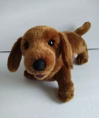 My Twinn Poseable Pets Dachshund Dog Realistic 16  Articulated Stuffed Plush Toy • $19.99