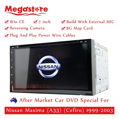 7  Car DVD GPS Head Unit Player Stereo Navi For Nissan Maxima (A33) (Cefiro) • $247.85