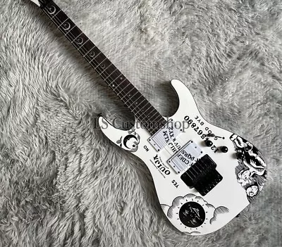 White KH-2 Ouija Electric Guitar 2H Pickup Rosewood Fretboard FR Bridge Solid • $236