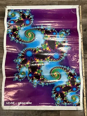 Chaos Laboratory Poster - Vintage 1993 - Psychedelic Black Light • $12.29