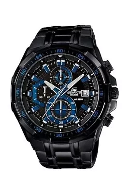 Casio Edifice Men's Black Blue Watch For Mens EFR-539BK-1A2VUDF Limited Edition • $166.69