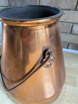 Vintage Copper Milk Churn / Planter • £49.99