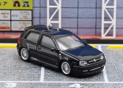 CR FH 1:64 Black VW Golf GTI MK4 Coupe Sports Model Diecast Metal Car • $41.99