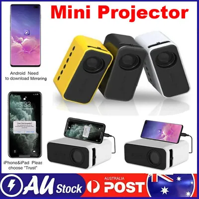 $47.49 • Buy Portable LED Mini Projector For Iphone Adroid Phones Support 1080P Video